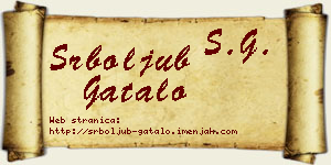 Srboljub Gatalo vizit kartica